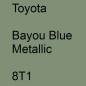 Preview: Toyota, Bayou Blue Metallic, 8T1.